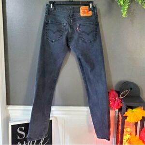 Levi's 511 black stretch red tab 28 x 30